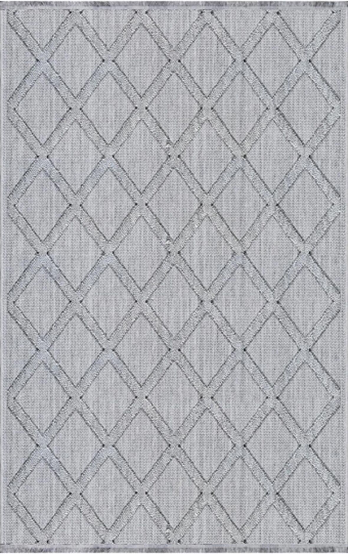 Padişah Salon Halısı Modern 200x290 Ferida 61579 095 Gri