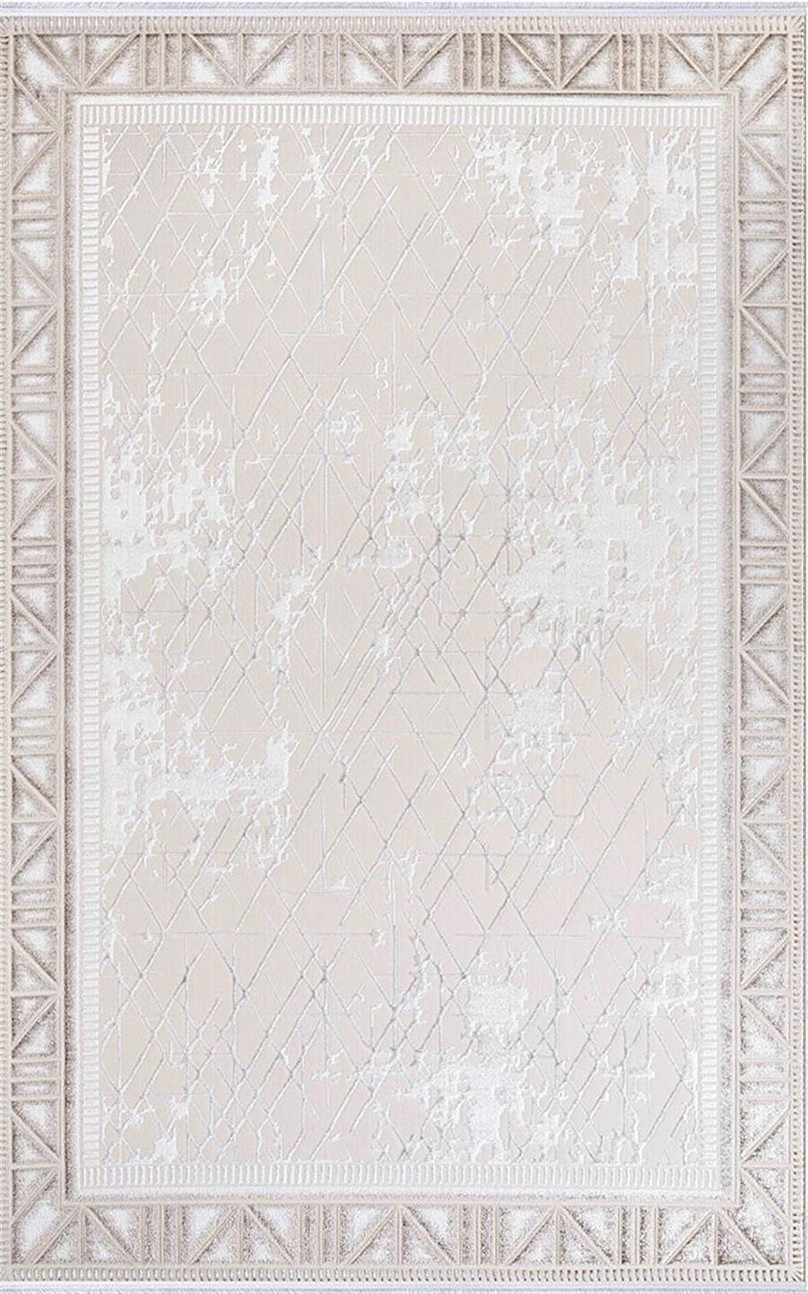 İpek Halı Modern Sihir 17305 Krem