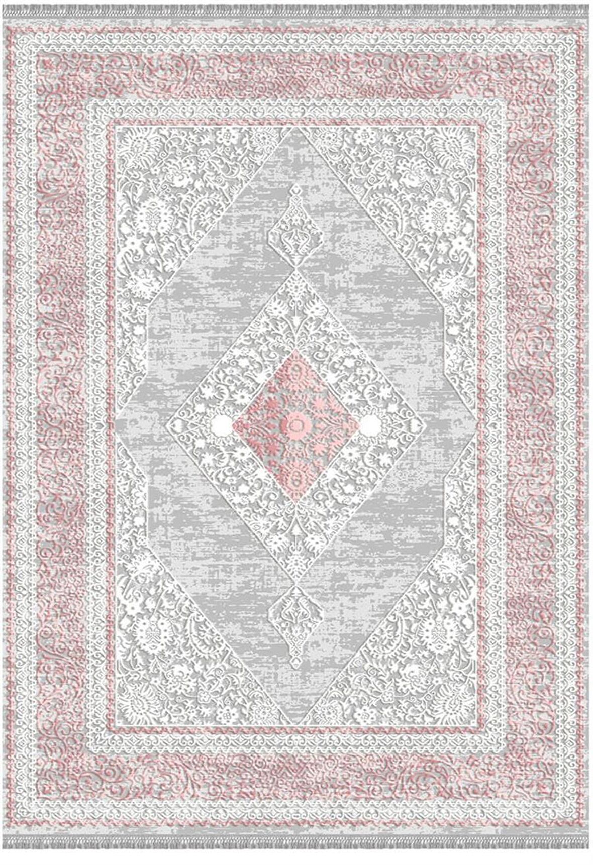 İpek Halı Klasik Blossom 13505 Gri