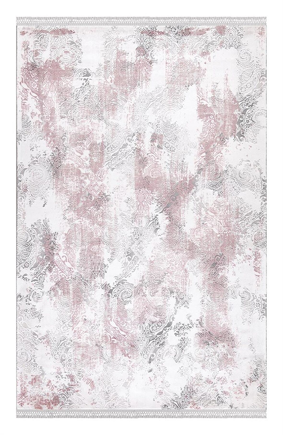 İpek Halı Modern Blossom 13507 Pembe Açık