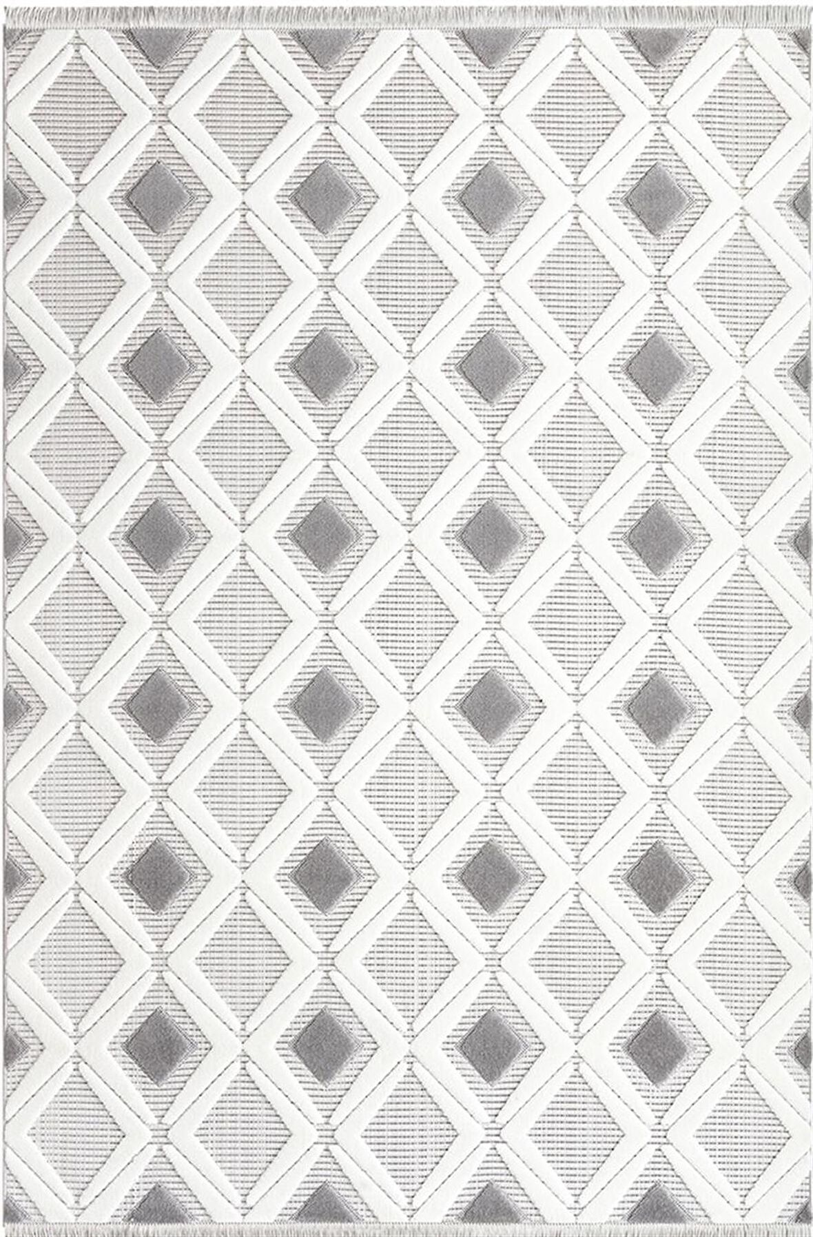 İpek Halı Modern Almond 11409 Gri