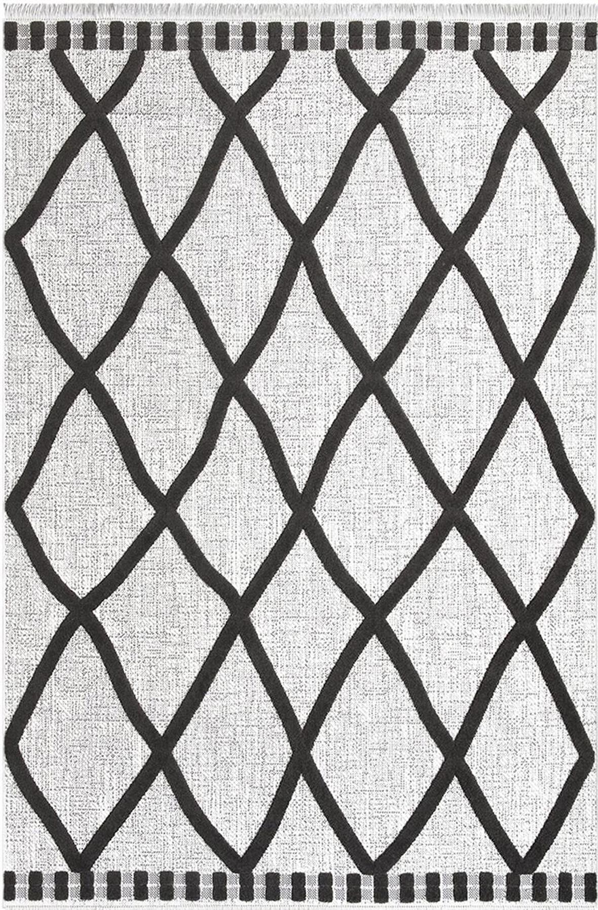 İpek Halı Modern Almond 11414 Gri