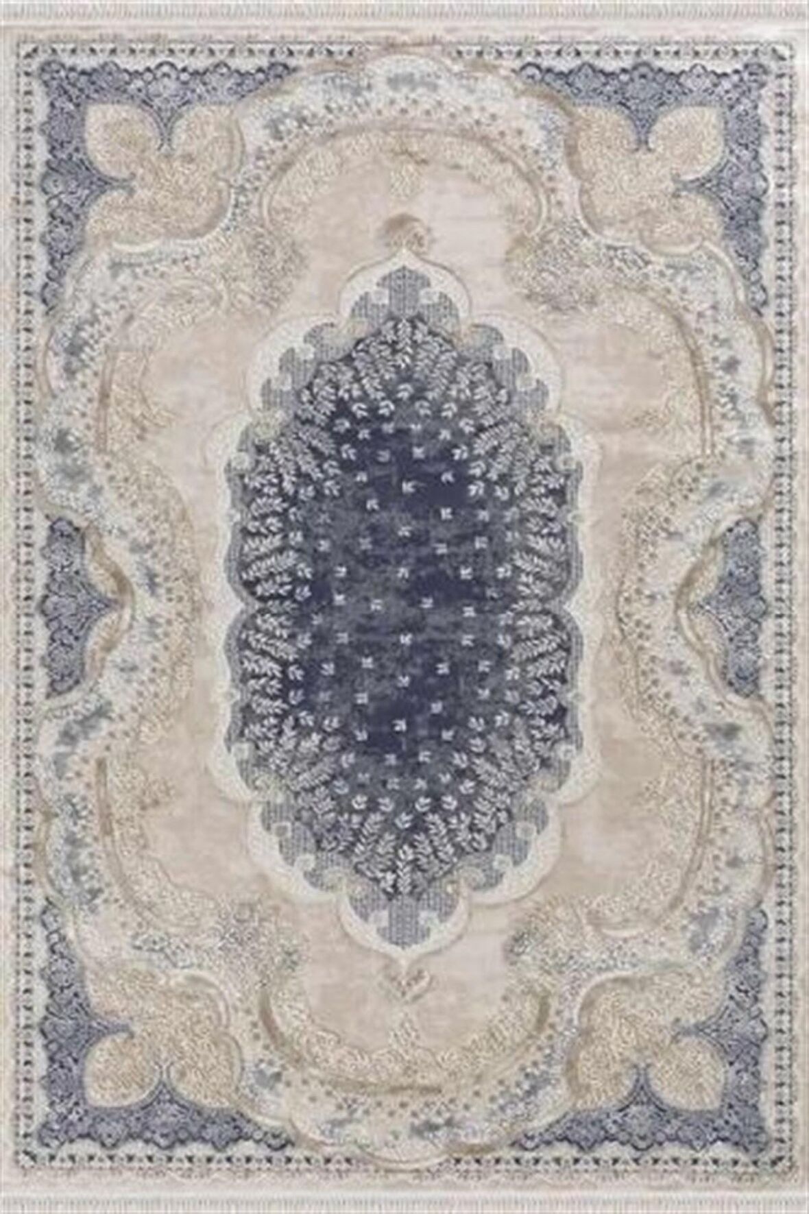 Merinos Yolluk Halısı Klasik 100x200 Rodin 19777 035 Mavi