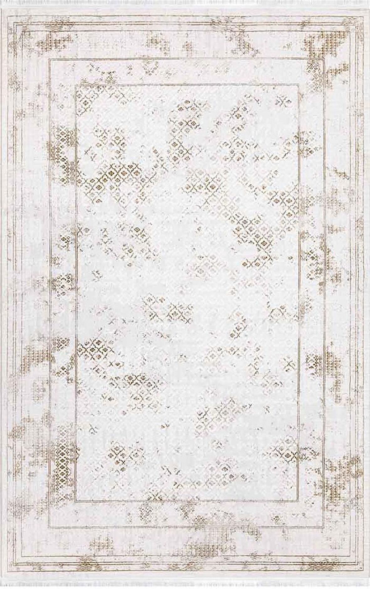 İpek Halı Modern Sedefkar 16502 Krem