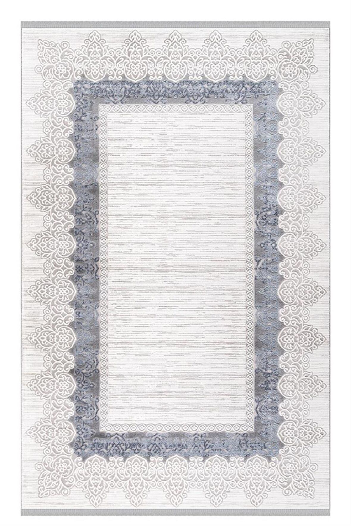 İpek Halı Modern Anisa 15954 Mavi