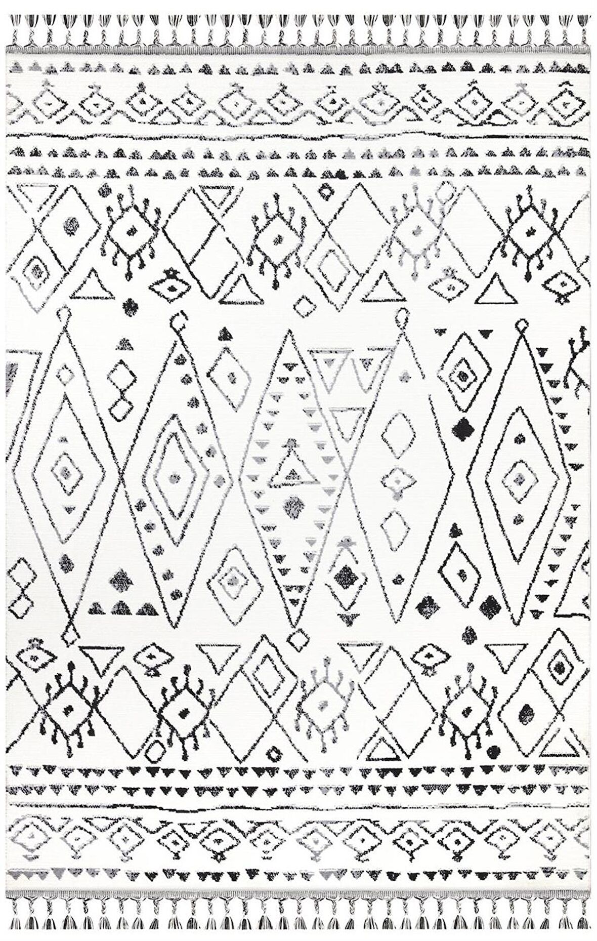 İpek Halı Morah Modern 16706 Beyaz