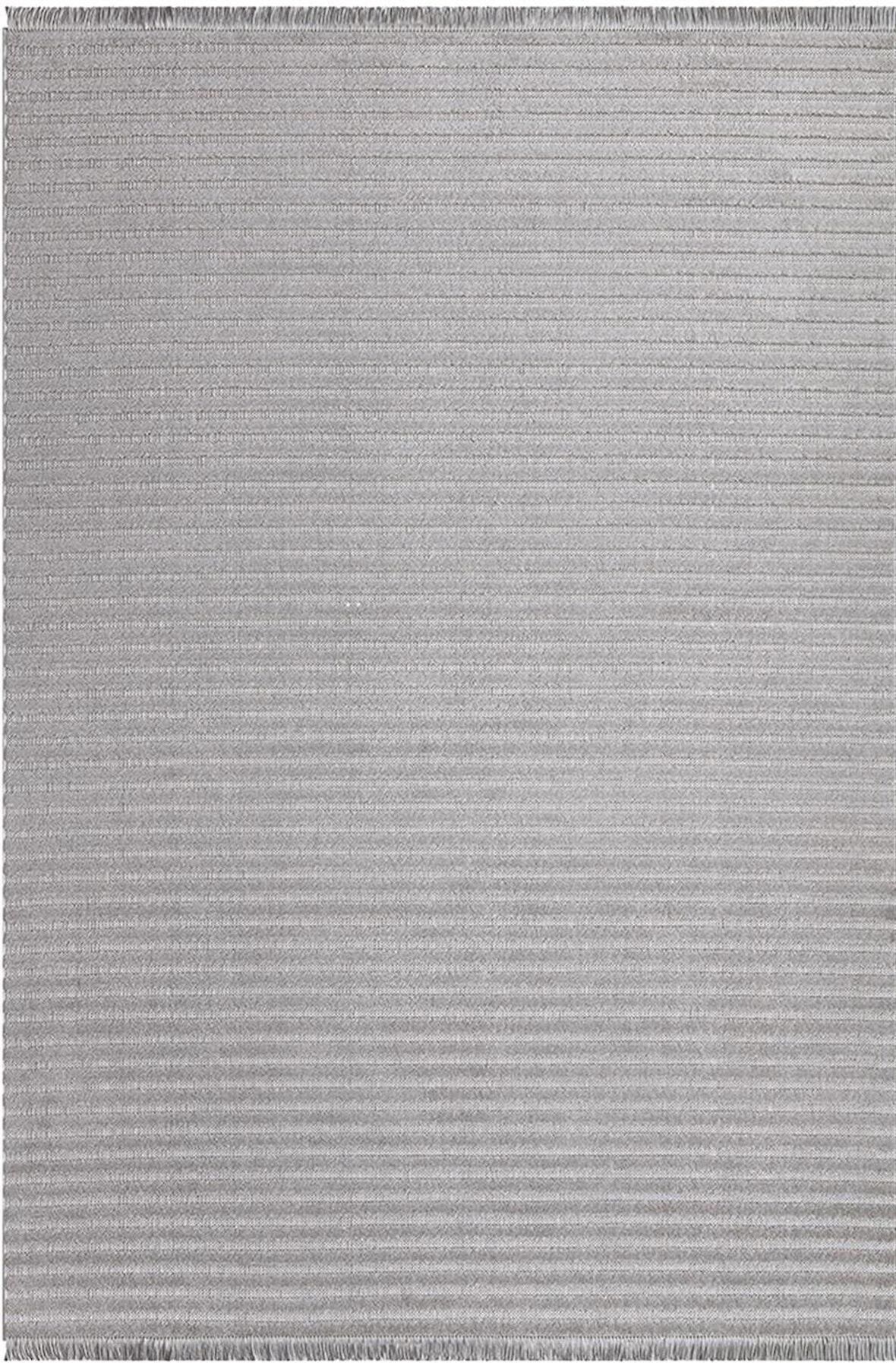 İpek Halı Kesme Modern Almond 11402 Gri
