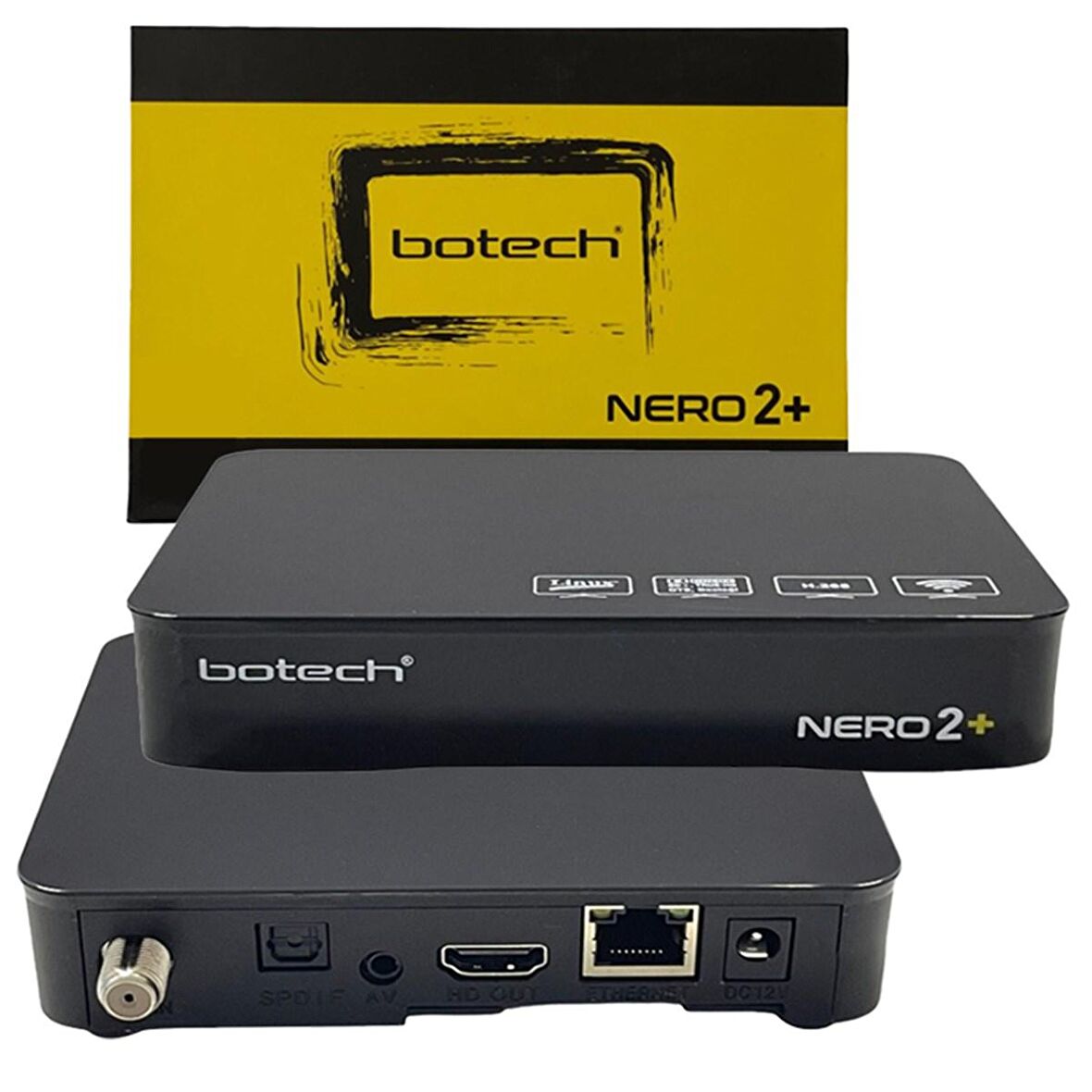 BOTECH NERO 2+ PLUS LINUX TABANLI ETHERNET GİRİŞLİ IP TV UYDU ALICISI (WİFİ* DOLBY)