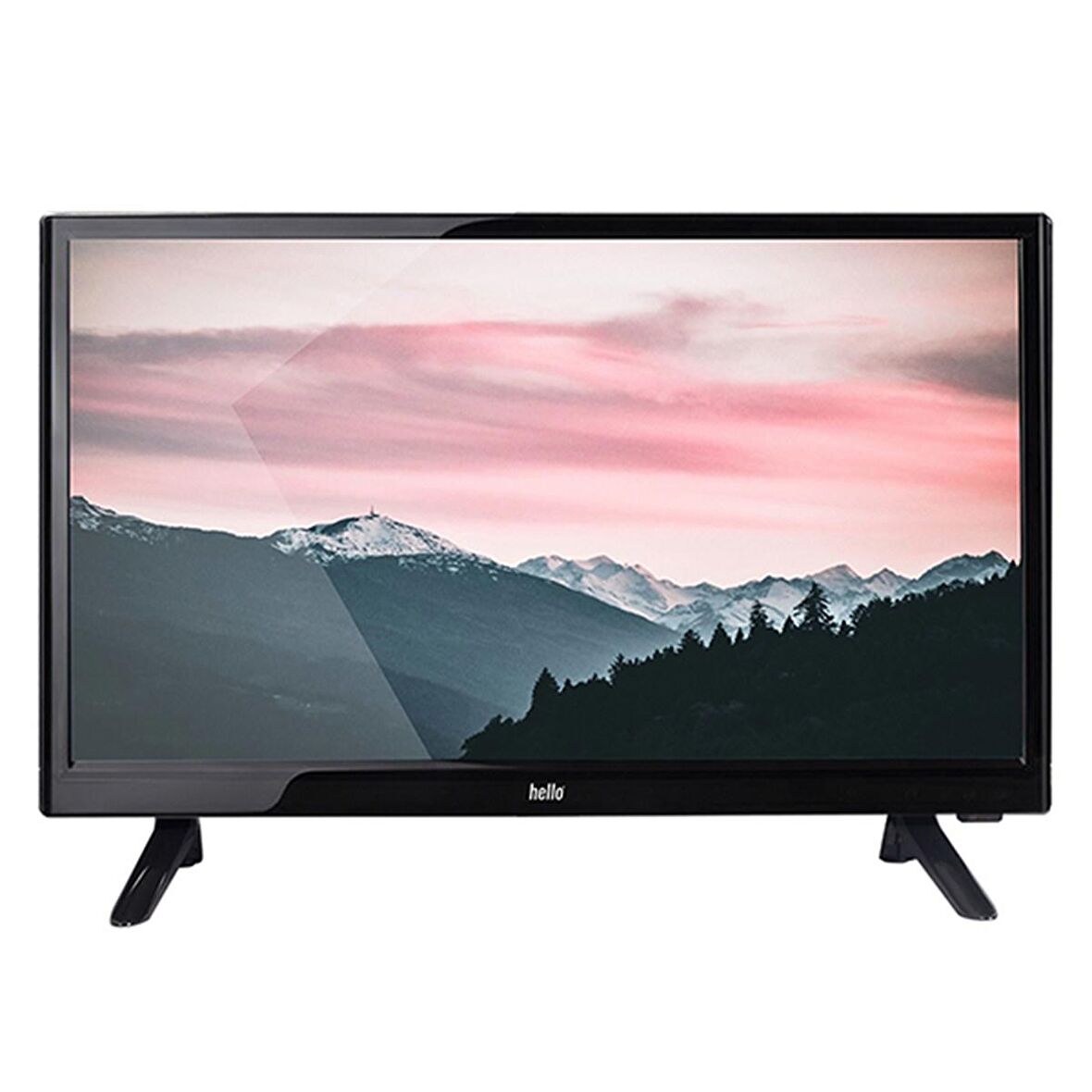 HELLO HL-2200 22 FULL HD LED MONİTÖR  (220V-12 VOLT) (AUDIO IN-RCA-VGA-HDMI-USB) 55 CM X 32 CM