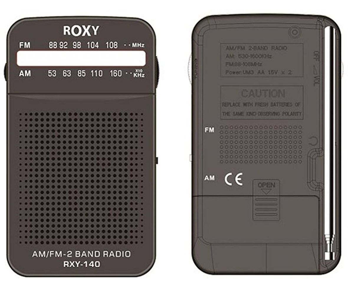 ROXY RXY-140FM CEP TİPİ MİNİ ANALOG RADYO