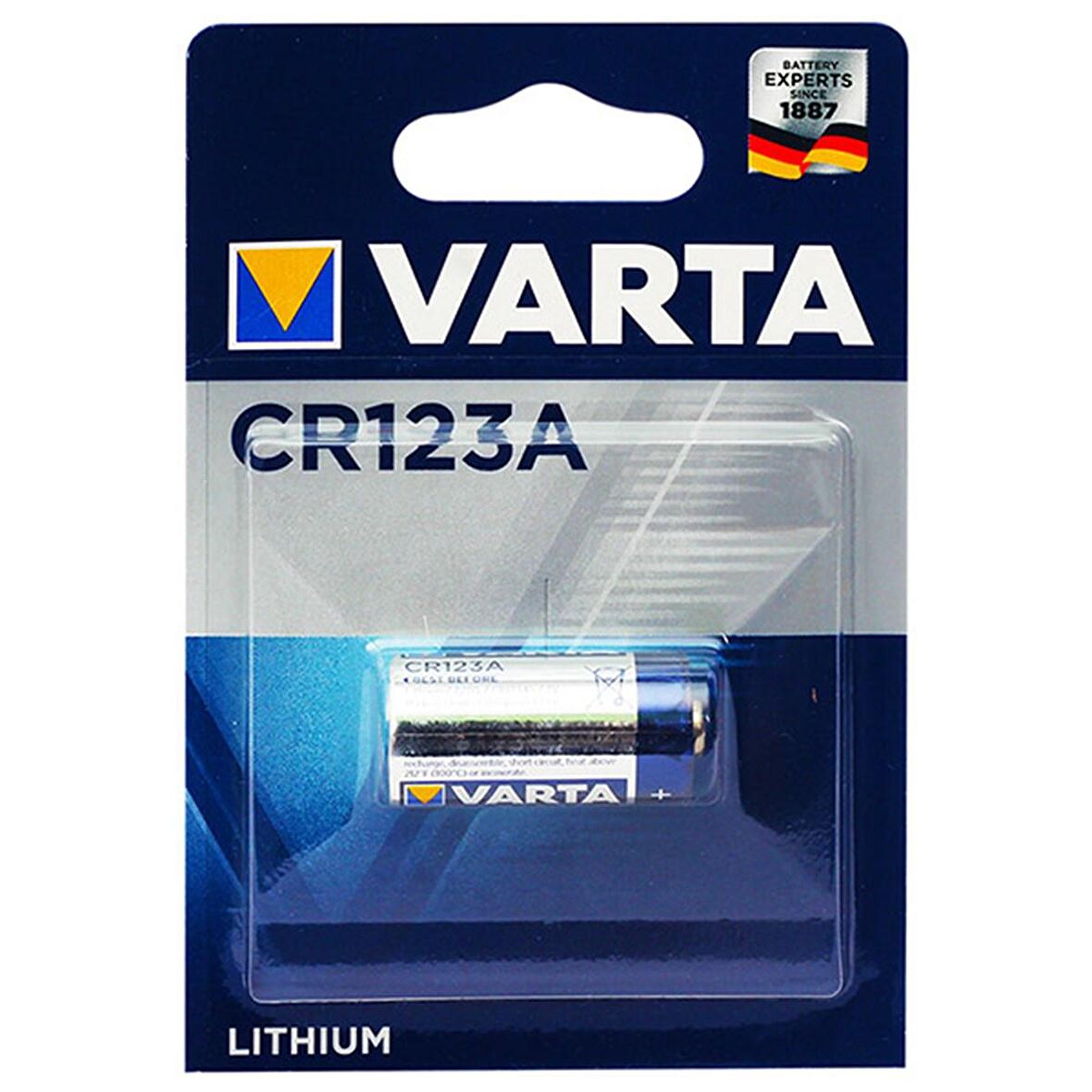 VARTA CR 123A 3 VOLT LİTYUM PİL TEKLİ PAKET FİYAT