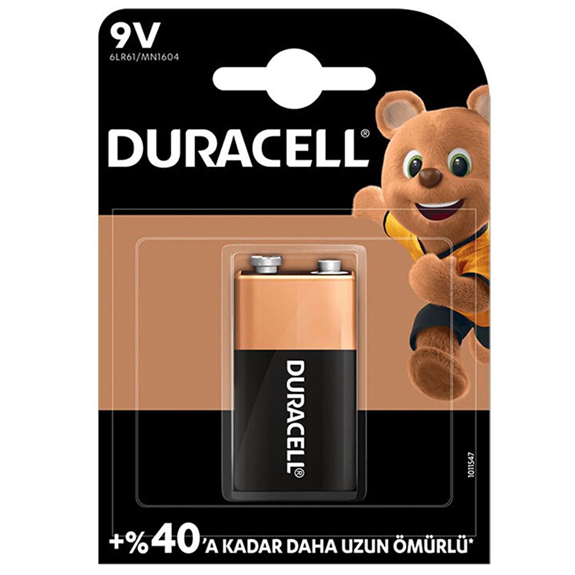 DURACELL 9 VOLT PİL TEK FİYAT