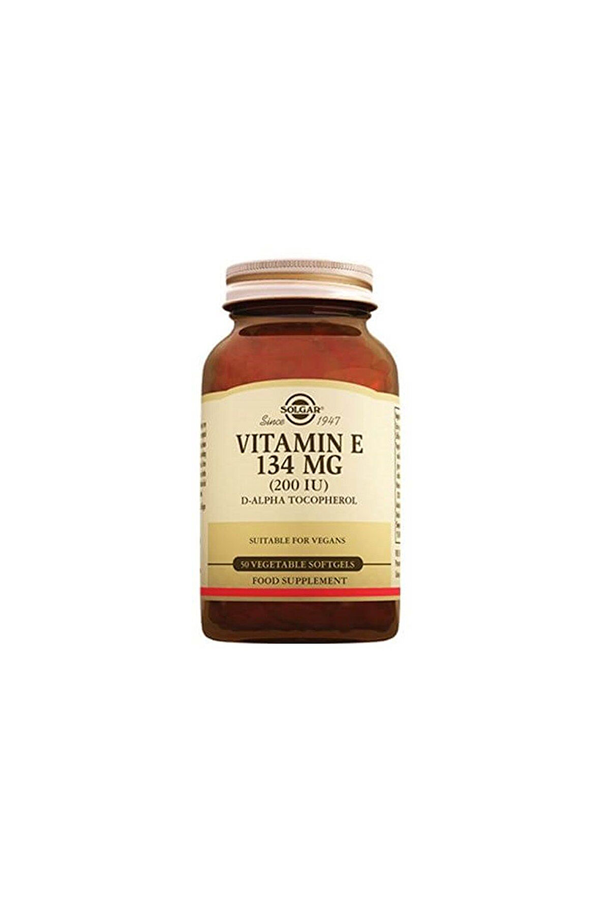 Vitamin E 200 Iu 50 Vegetable Softgel