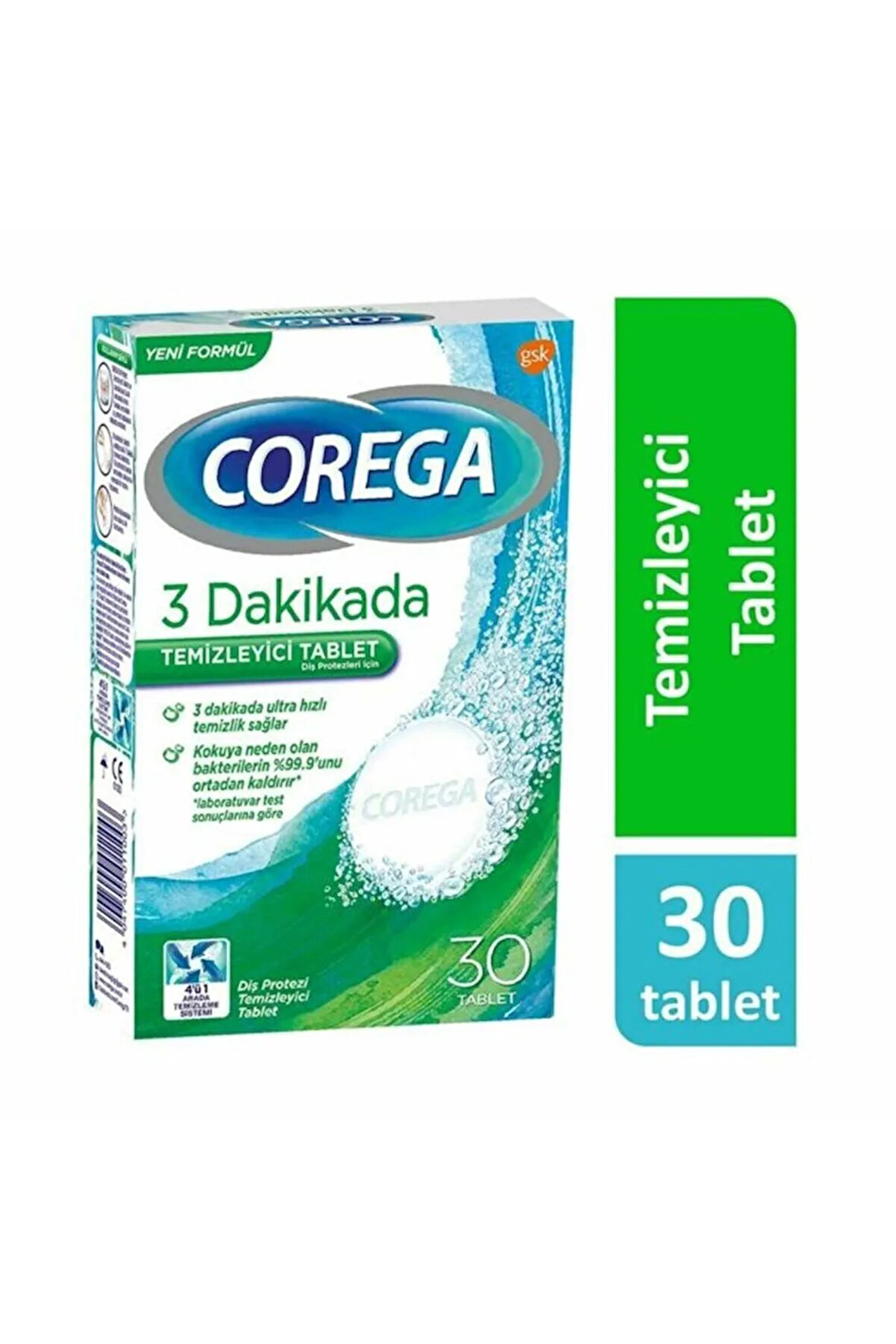 Diş Protezi Temizleyici Tablet 3dk