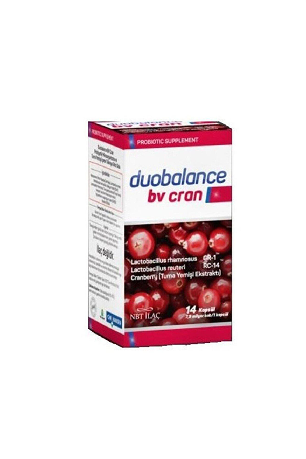 Nbt İlaç Duobalance Bv Cran 14 Kapsül