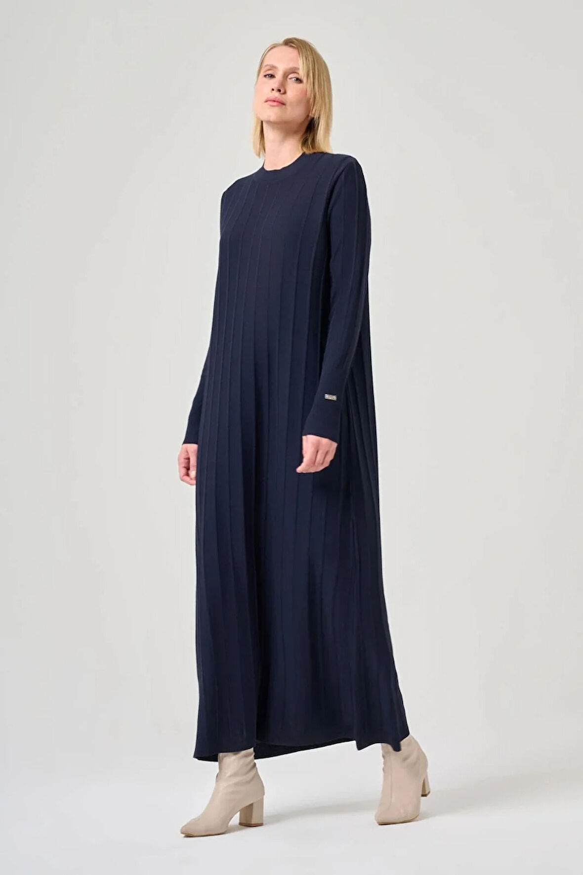 Missa Astana Merserize Elbise Lacivert