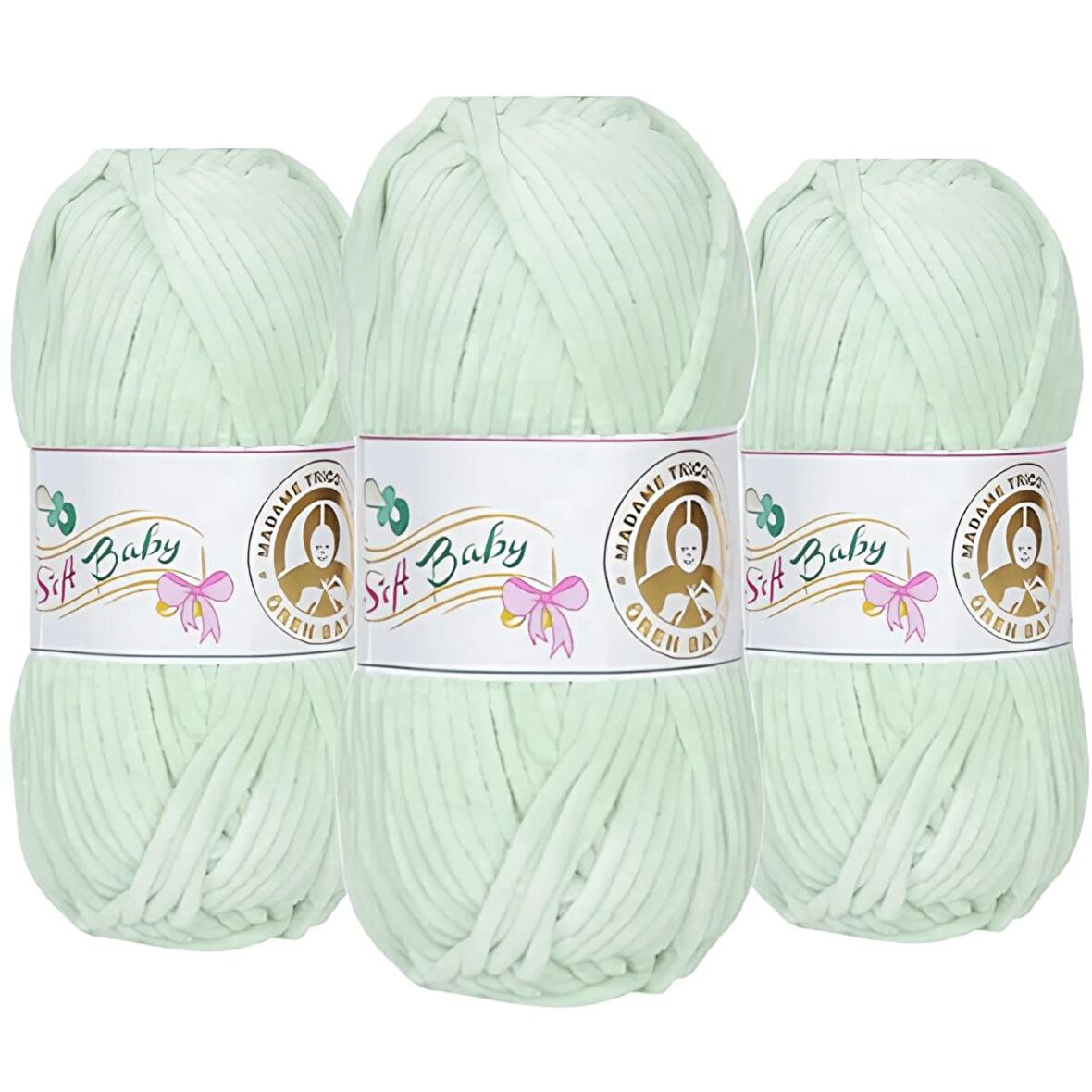 Örenbayan Soft Baby Kadife Örgü Ipi 100 Gr. 504 3 Adet