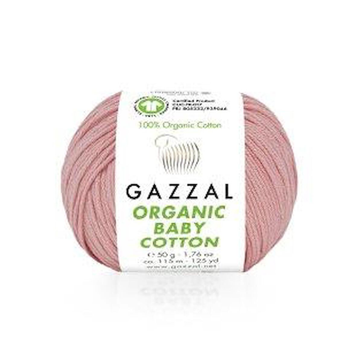 Organic Baby Cotton 50 gr.  % 100 Organik Pamuk El Örgü İpliği Amigurumi İpi 425