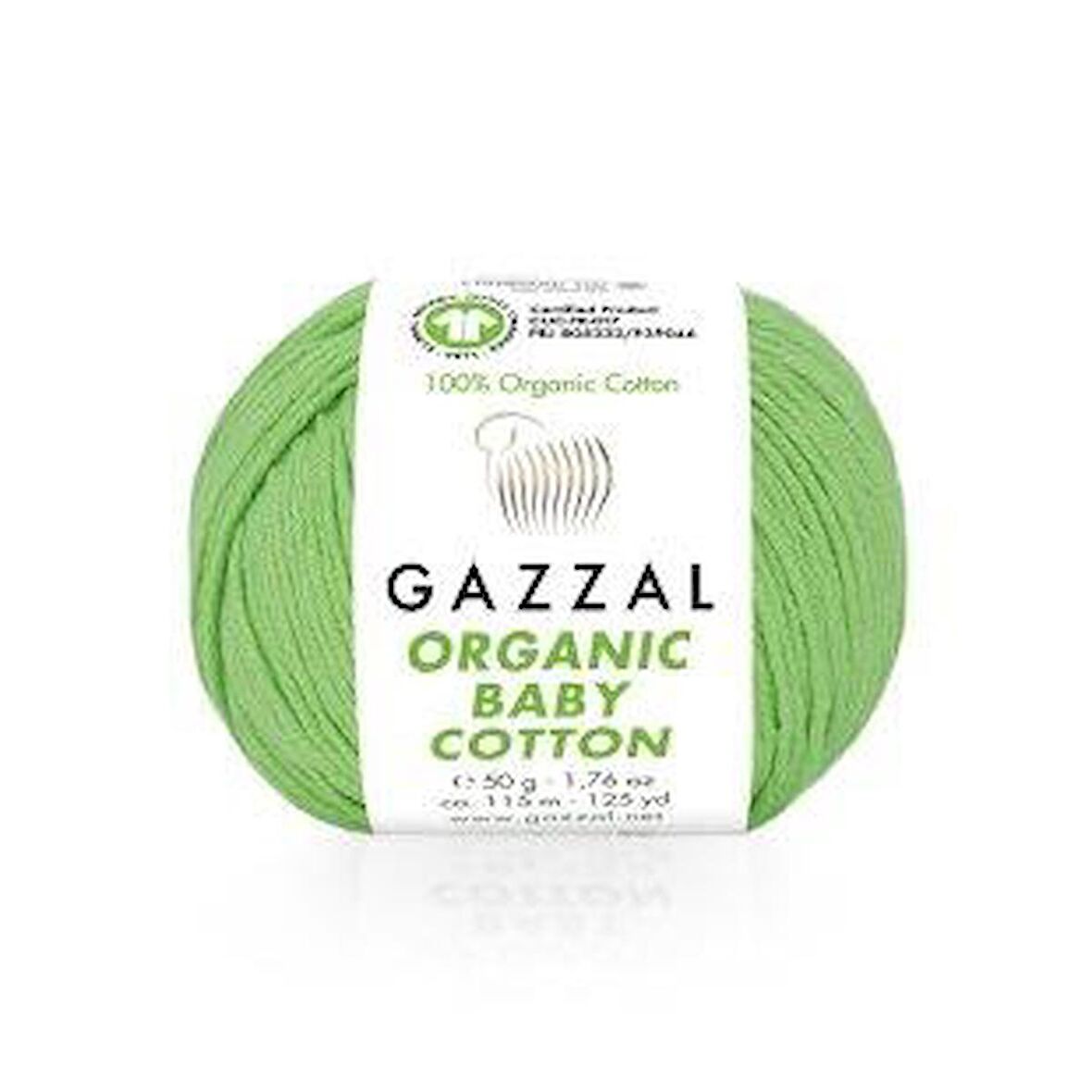 Organic Baby Cotton 50 gr.  % 100 Organik Pamuk El Örgü İpliği Amigurumi İpi 421