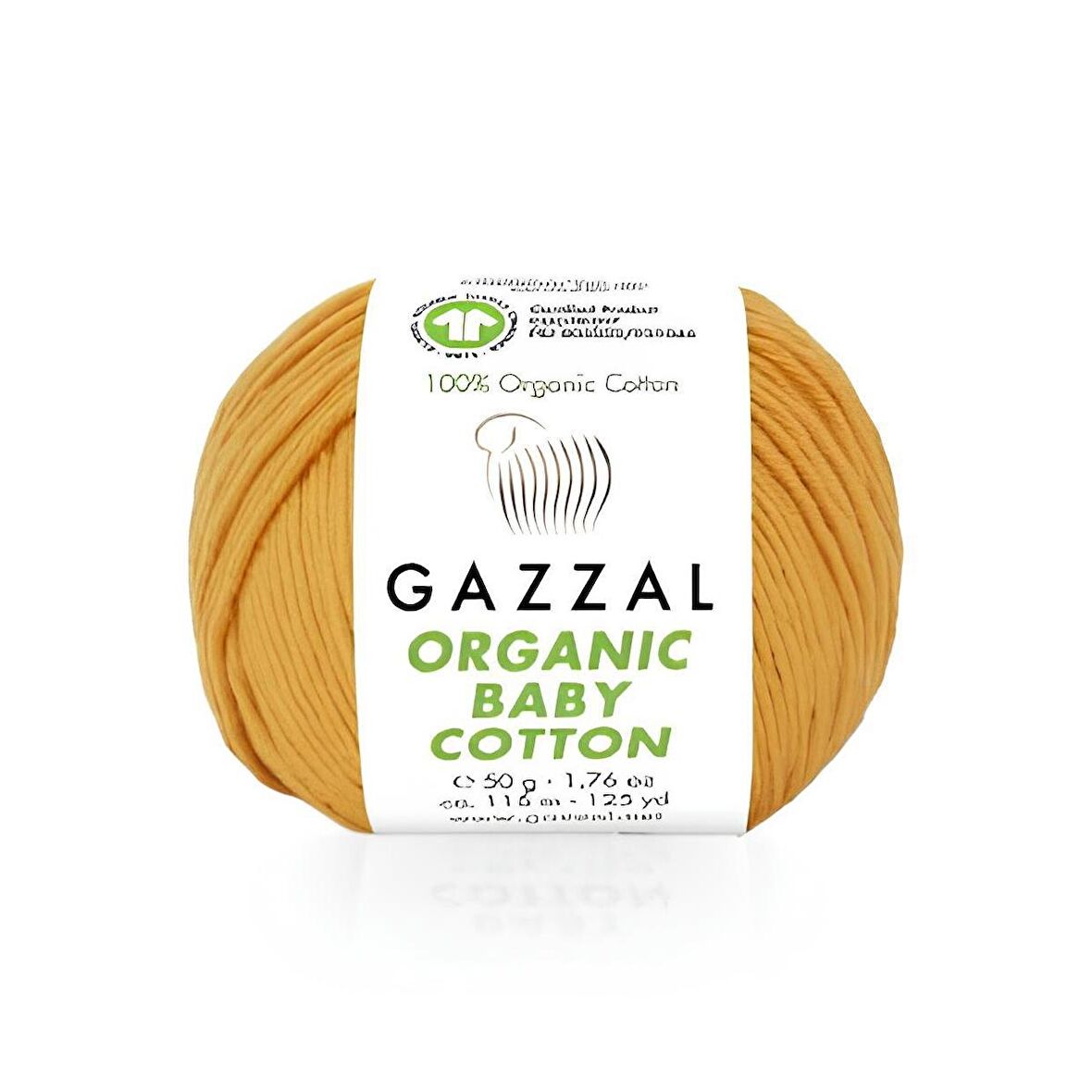 Organic Baby Cotton 50 gr.  % 100 Organik Pamuk El Örgü İpliği Amigurumi İpi 418