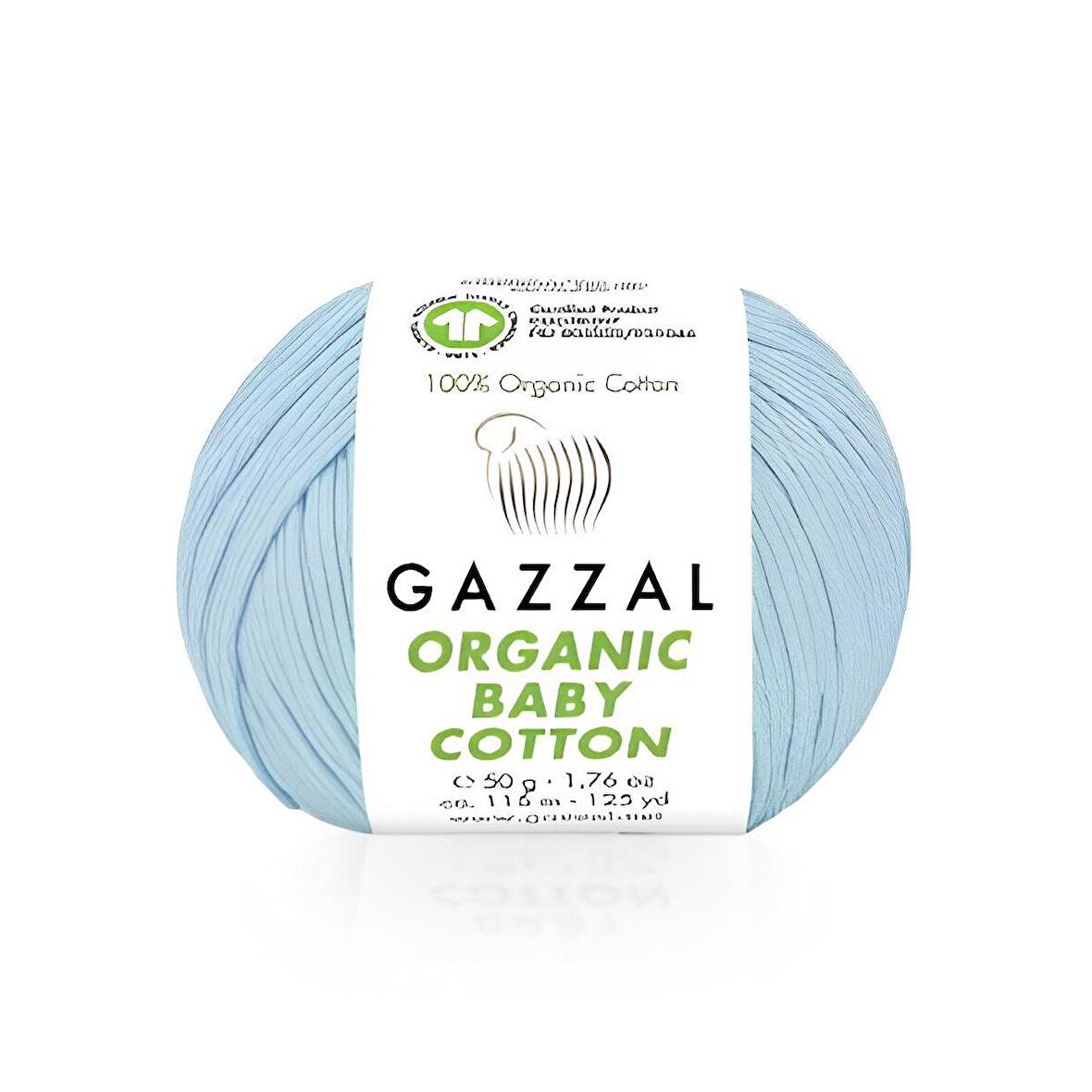 Organic Baby Cotton 50 gr.  % 100 Organik Pamuk El Örgü İpliği Amigurumi İpi 423