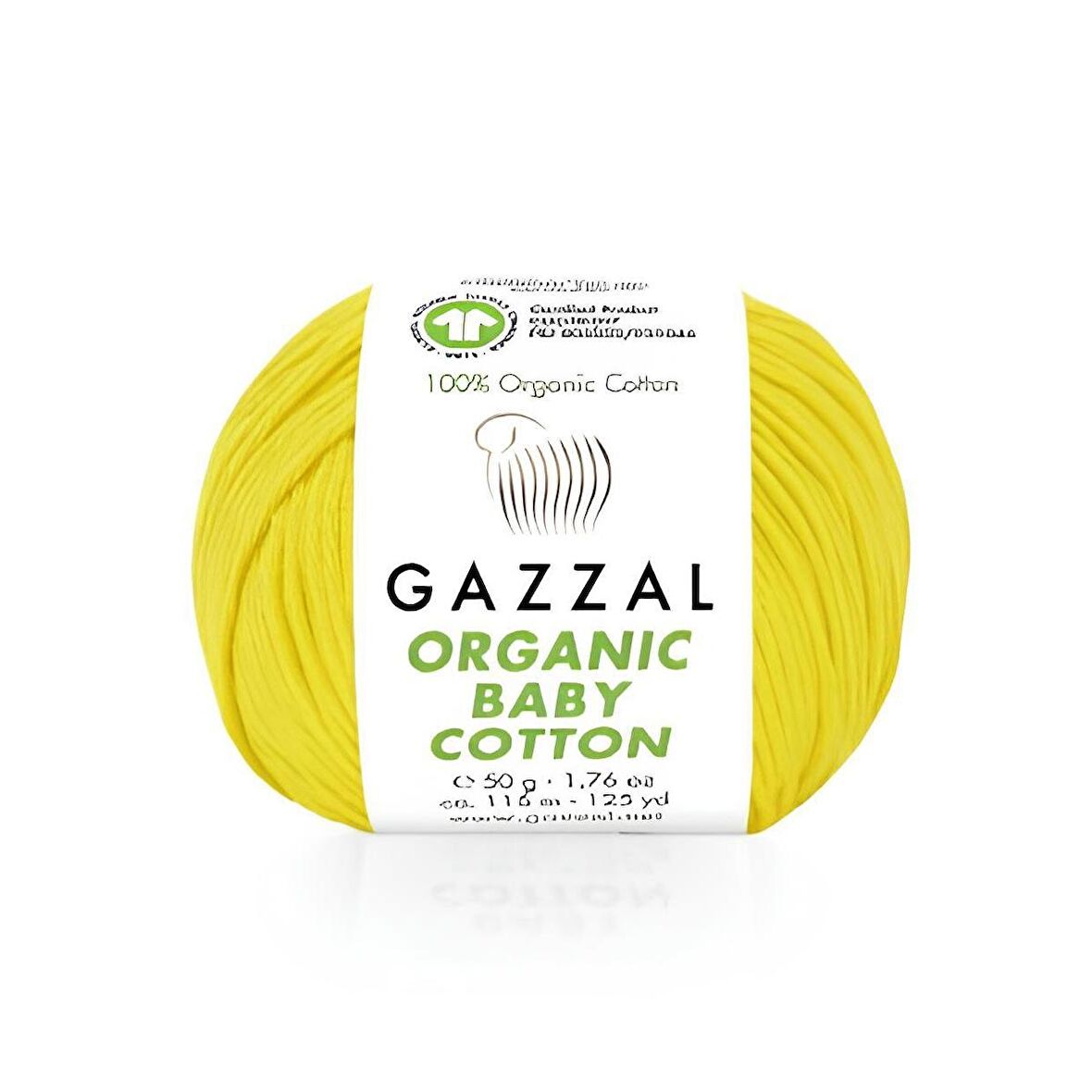 Organic Baby Cotton 50 gr.  % 100 Organik Pamuk El Örgü İpliği Amigurumi İpi 420