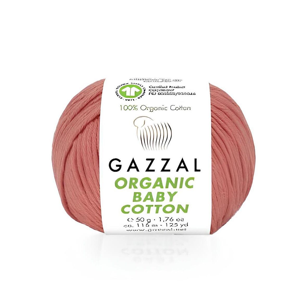 Organic Baby Cotton 50 gr.  % 100 Organik Pamuk El Örgü İpliği Amigurumi İpi 419