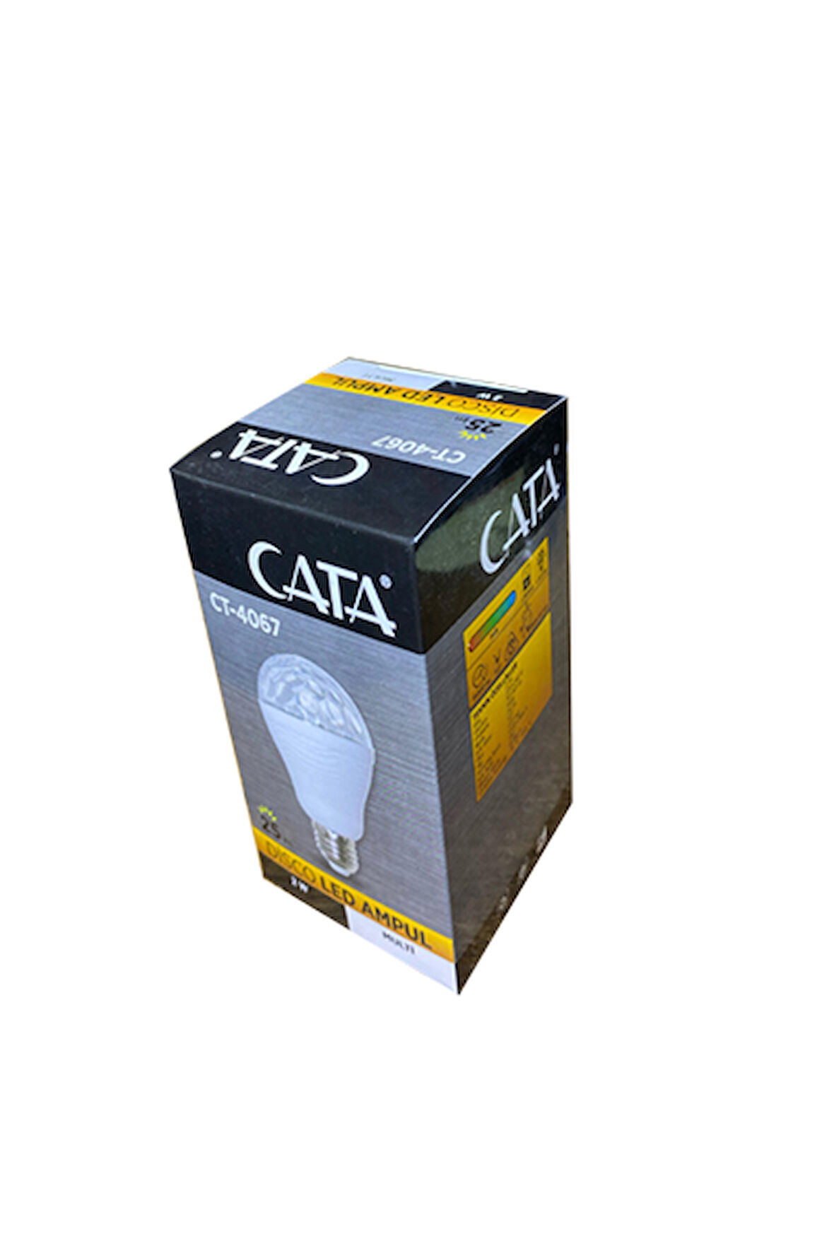 Cata CT-4067 2W Disko Led Ampul Çok Renkli(RGB)