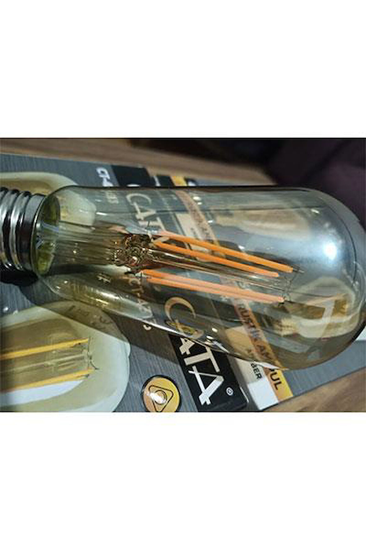 Cata CT-4313 6W ST-64 6w 430 Lümen Rustik Ampul Amber ışık