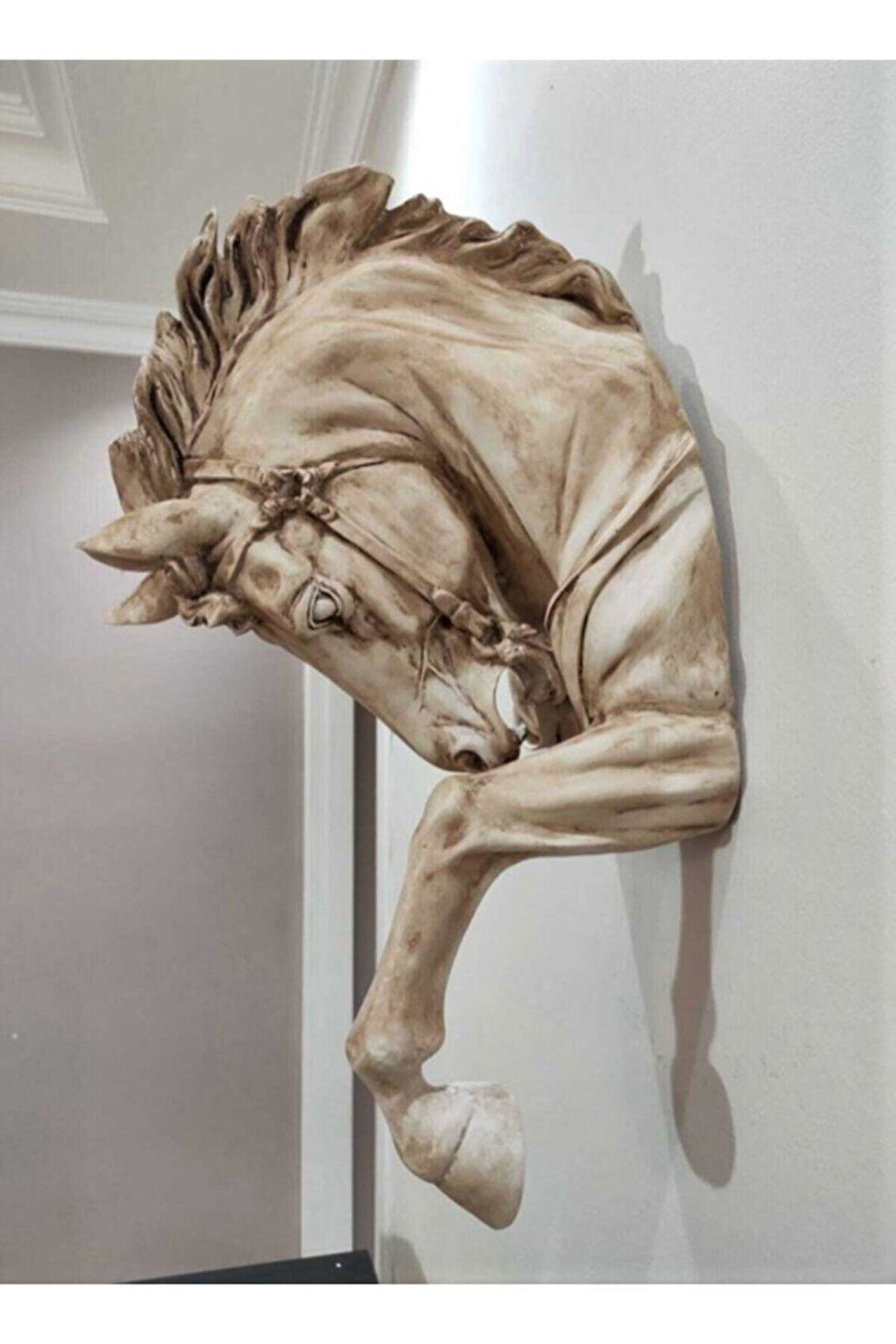 Dekoratif Duvar At Kafası (48CMX28CM)