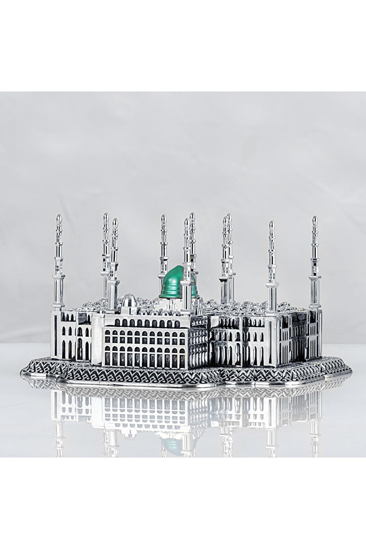 Mescidi Nebevi (cami) - Gümüş Renk - Ebat : 25 X 14 Cm. Bıbloyc104