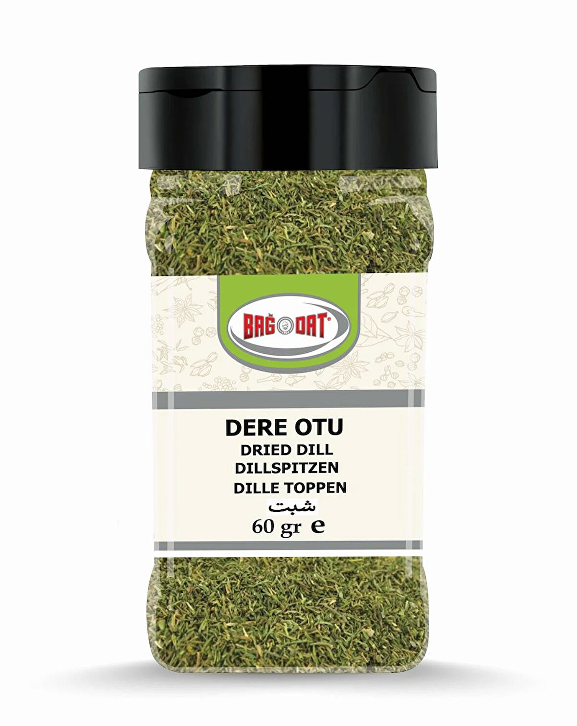 Kurutulmuş Dereotu Küçük Pet 60 Gr.