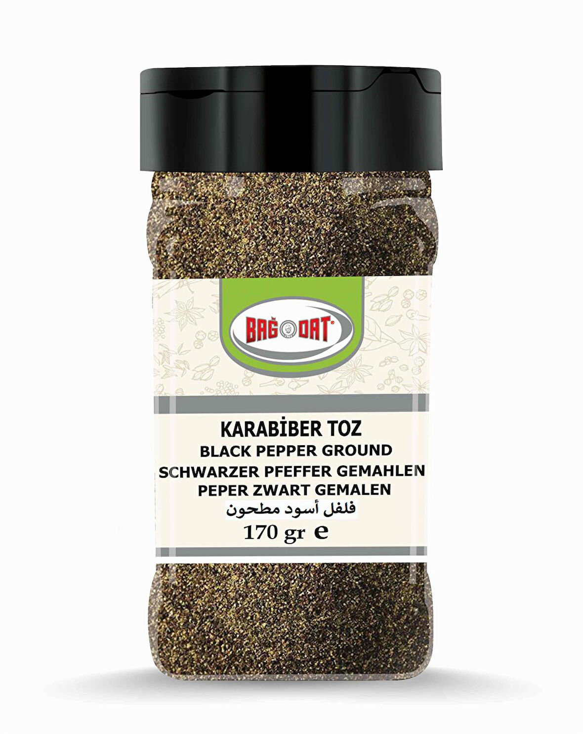 Karabiber Toz Küçük Pet 170 Gr.