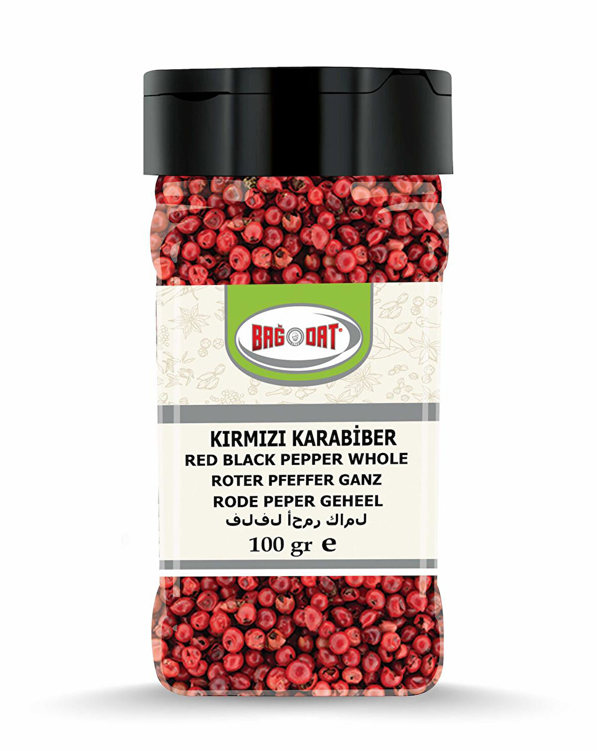Kırmızı Karabiber Tane Küçük Pet 100 Gr.