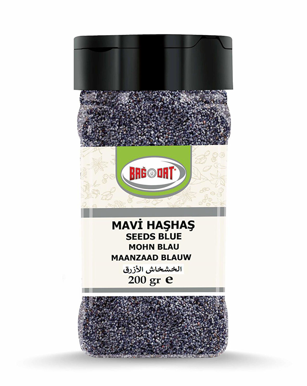 Mavi Haşhaş Küçük Pet 200 Gr.