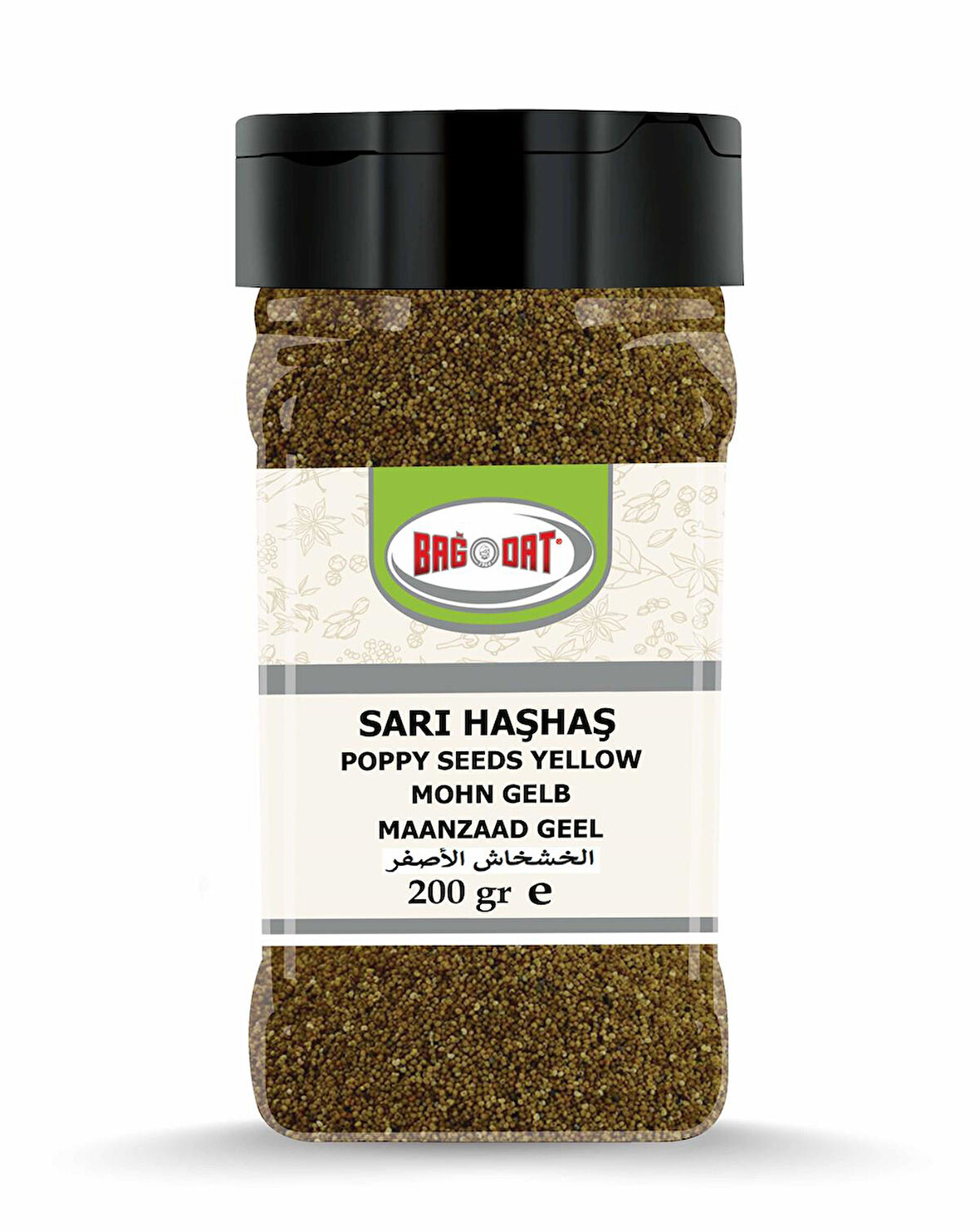 Sarı Haşhaş Küçük Pet 200 Gr.