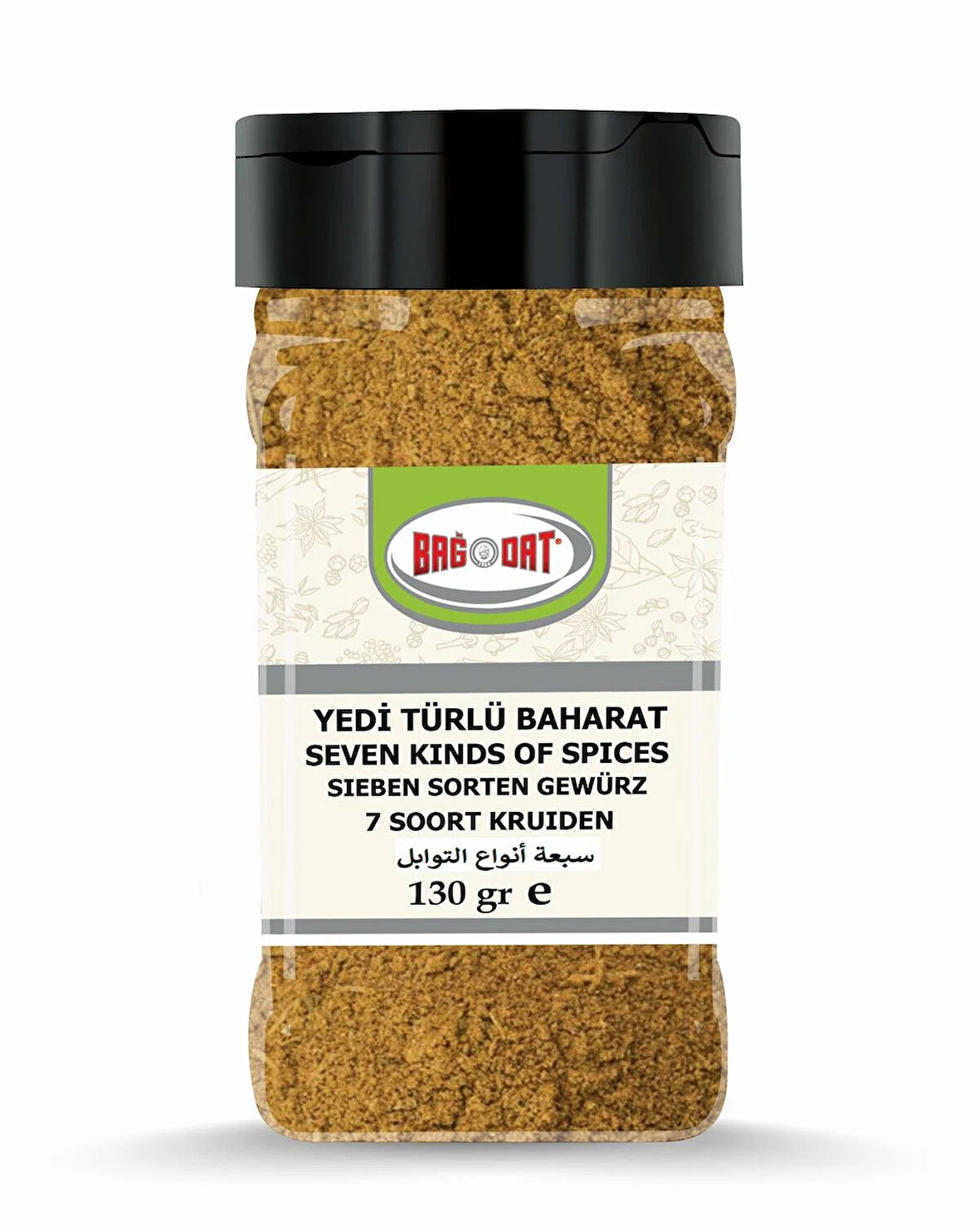 Yedi Türlü Baharat Küçük Pet  130 Gr.