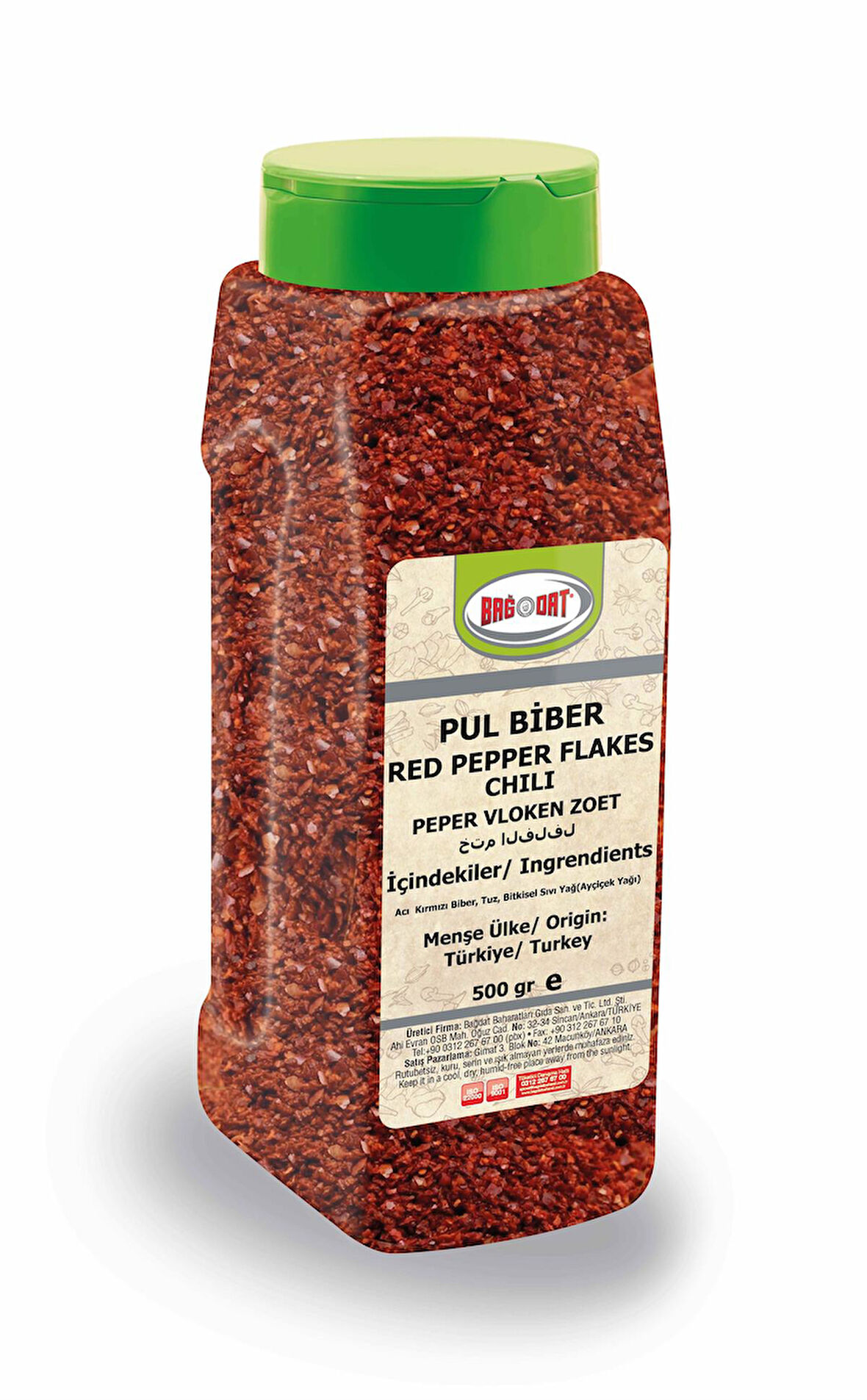Pul Biber Büyük Pet 500 Gr.