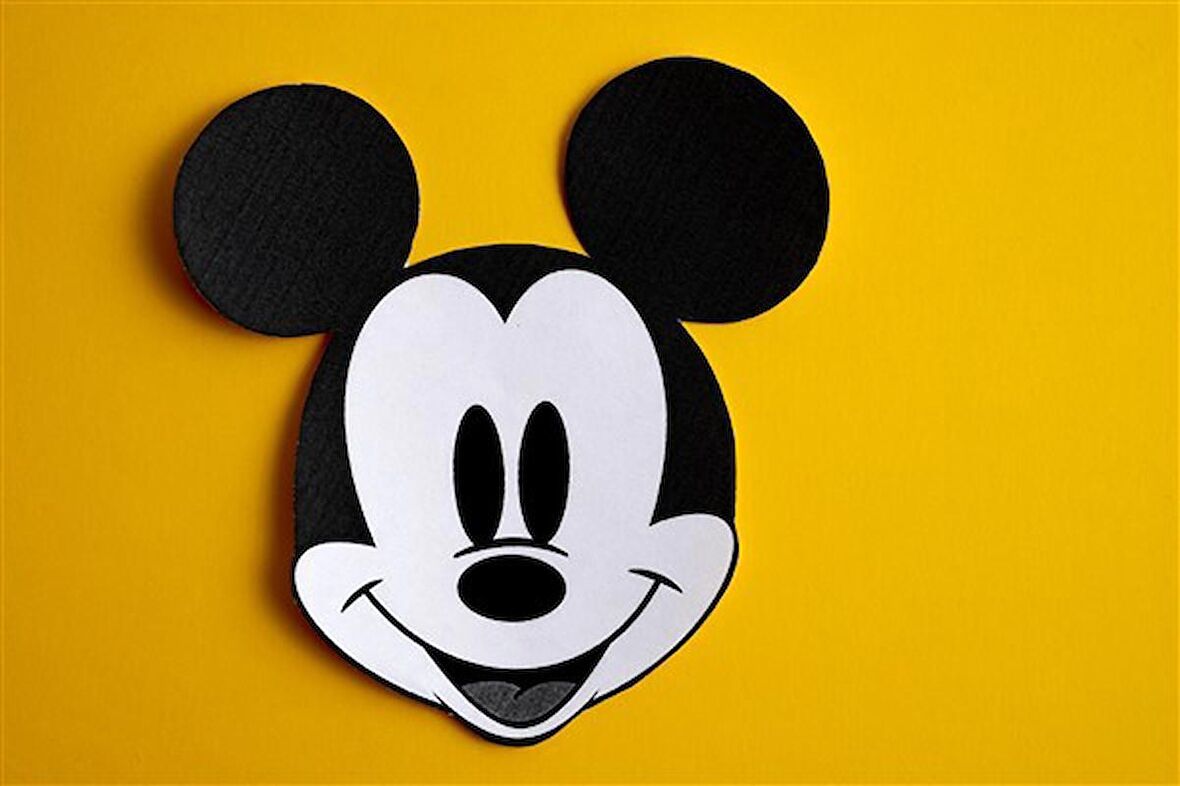 Movas Sanat Mickey Mouse Elmas Mozaik Tablo / Hobi / Mozaik Puzzle 50x33cm E20201136M