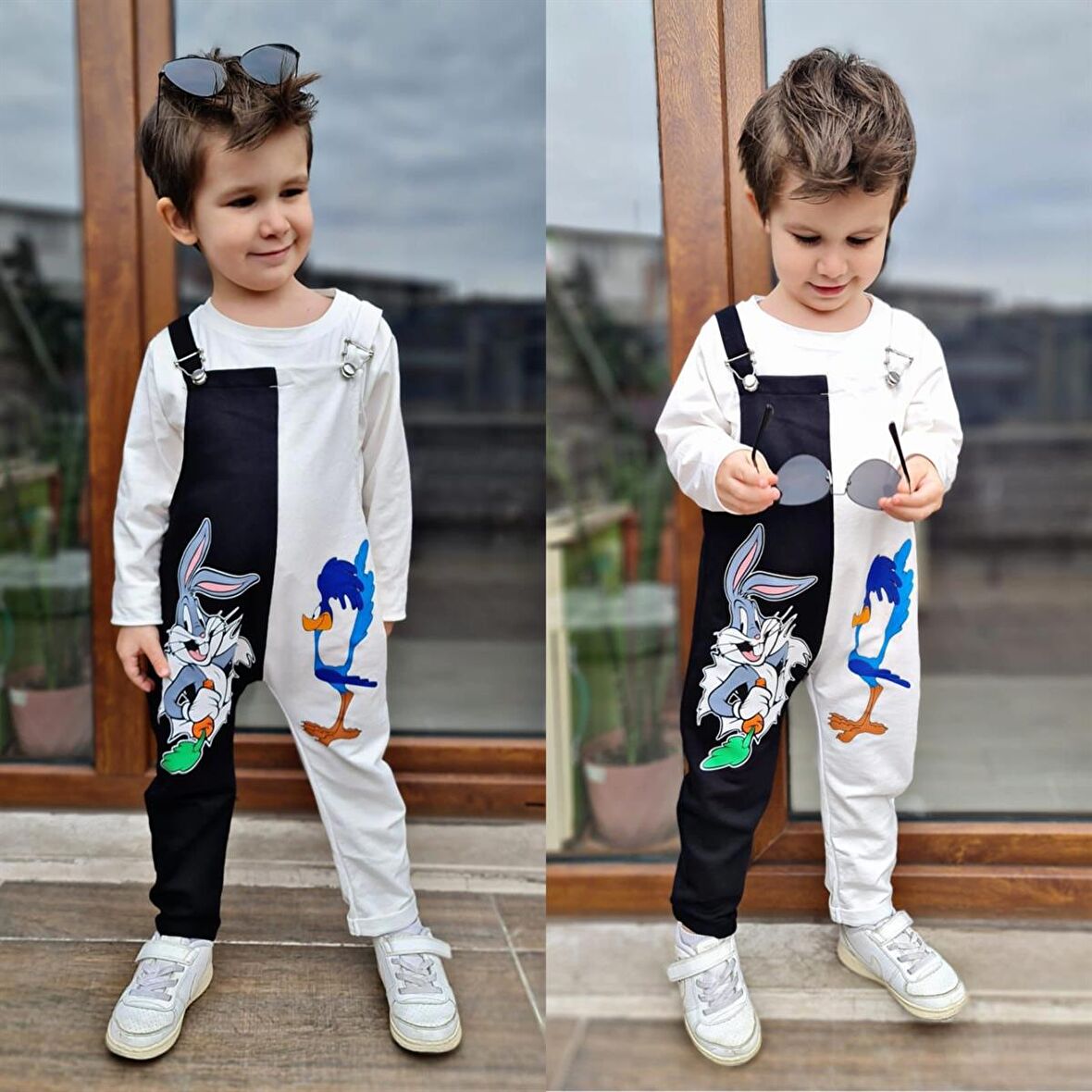 Unisex Slopet Bunny Süper Kahraman Detaylı Takım