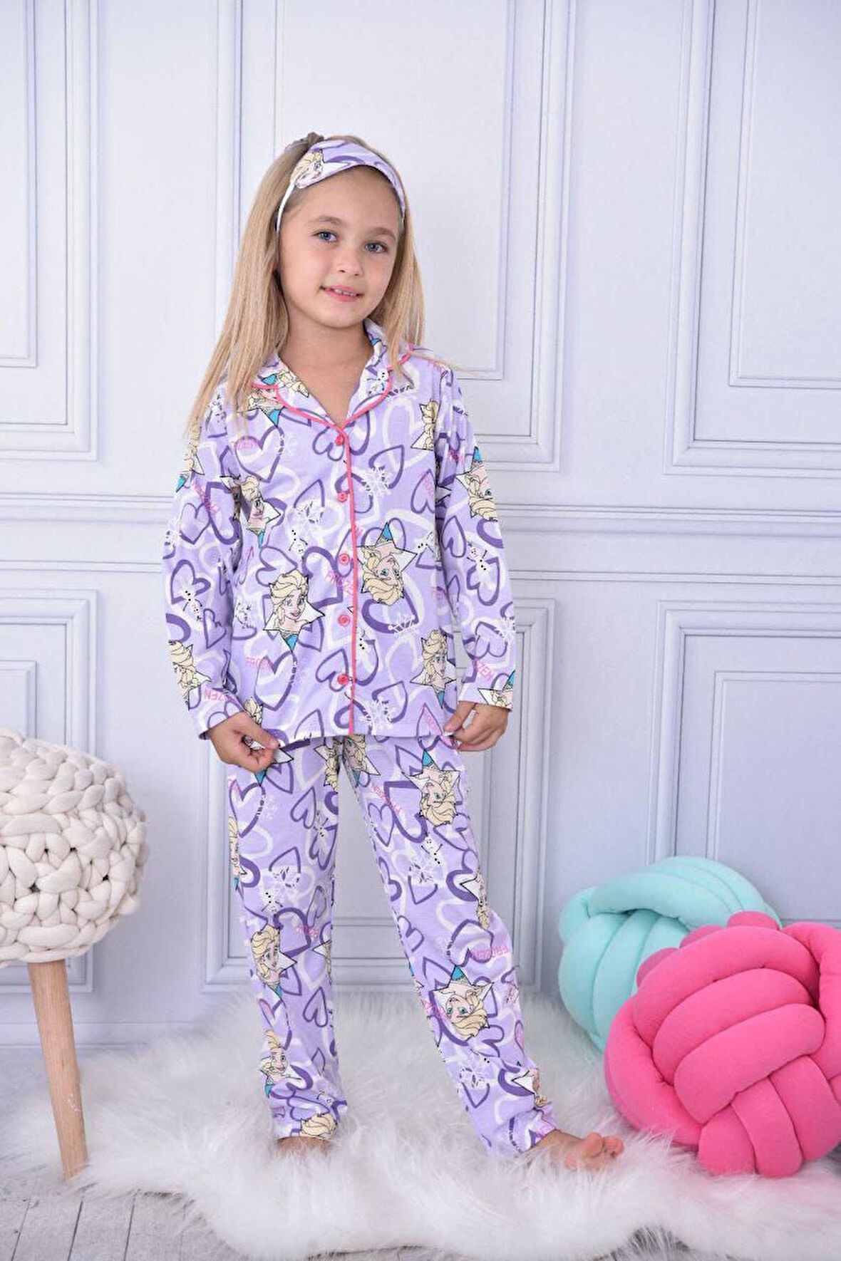 Frozen Desenli Pijama Takımı 