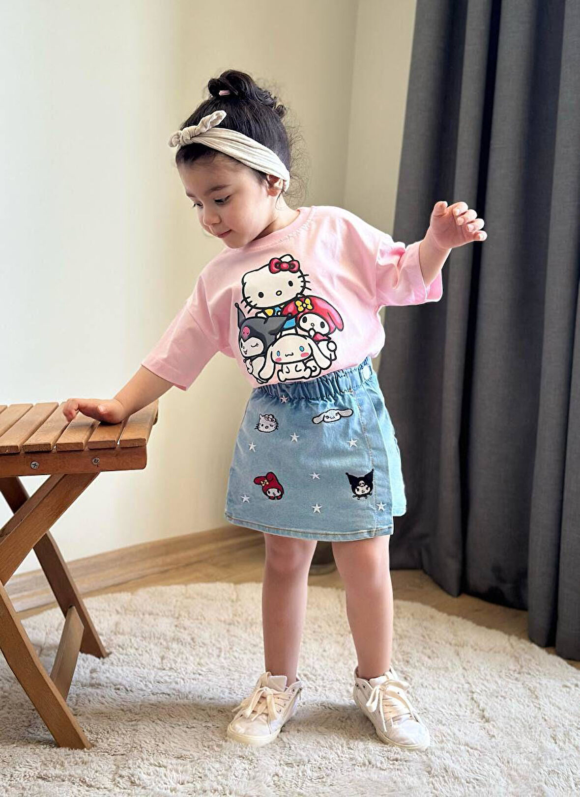 Kuromi ve Hello Şort Etekli Takım