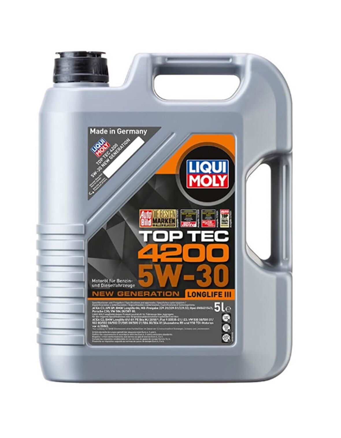 LIQUI MOLY 8973 TOP TEC 4200 5W-30 NEW GENERATİON 5 L