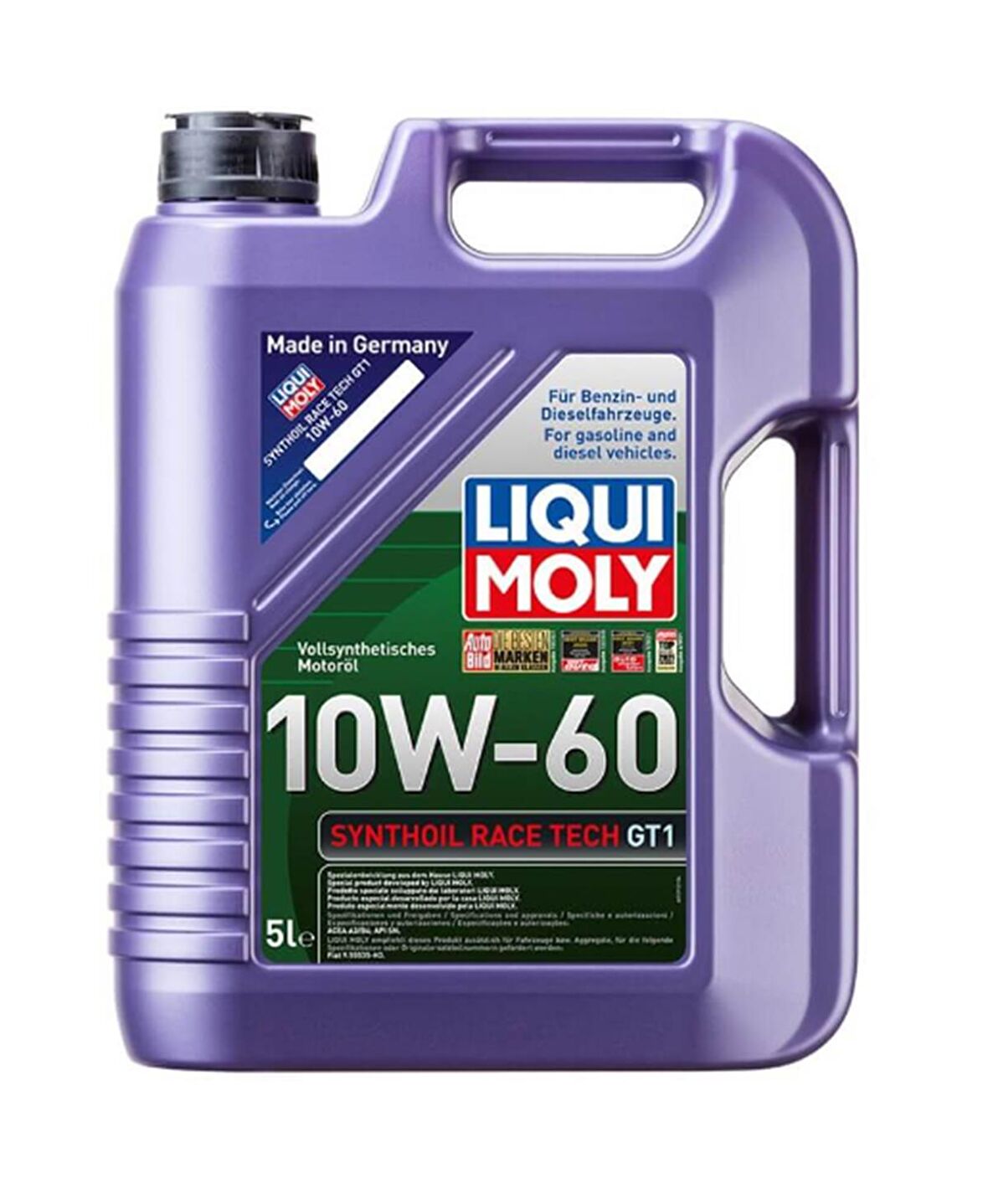 LIQUI MOLY 8909 SYNTHOİL RACE TECH GT1 10W-60 5 L