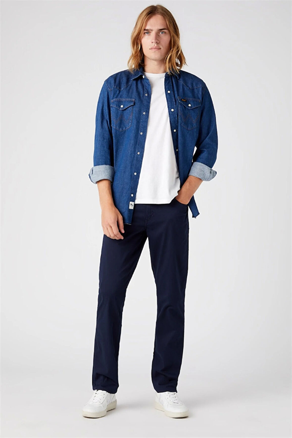 Texas Slim Pantolon Navy