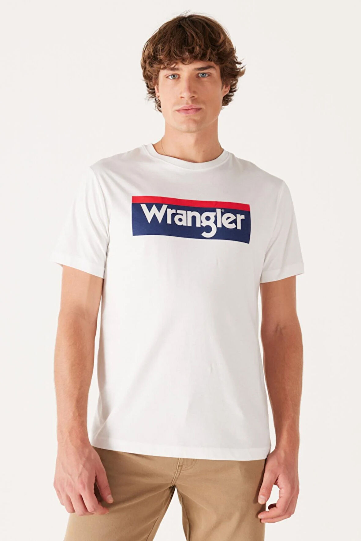 Lightweight SS 3Color Logo Crew Neck Bisiklet Yaka T-shirt Off White