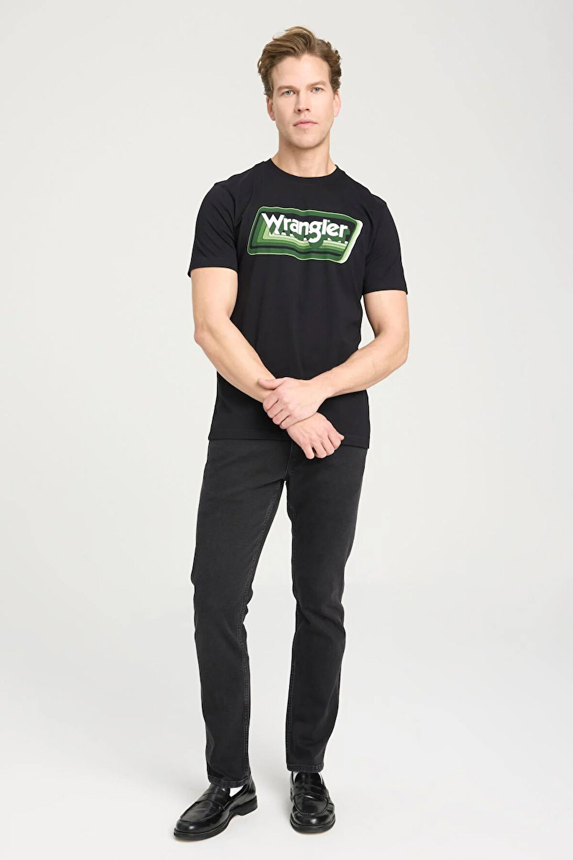 Bisiklet Yaka T-shirt Black