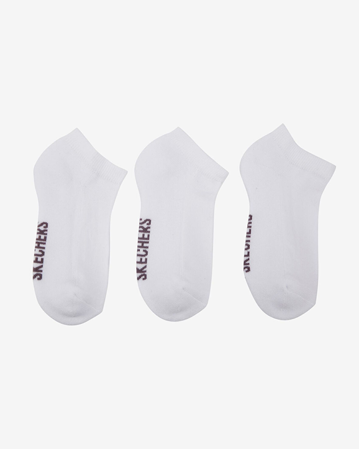 Skechers Socks U 3 Pack Padded Low Cut Sock Beyaz