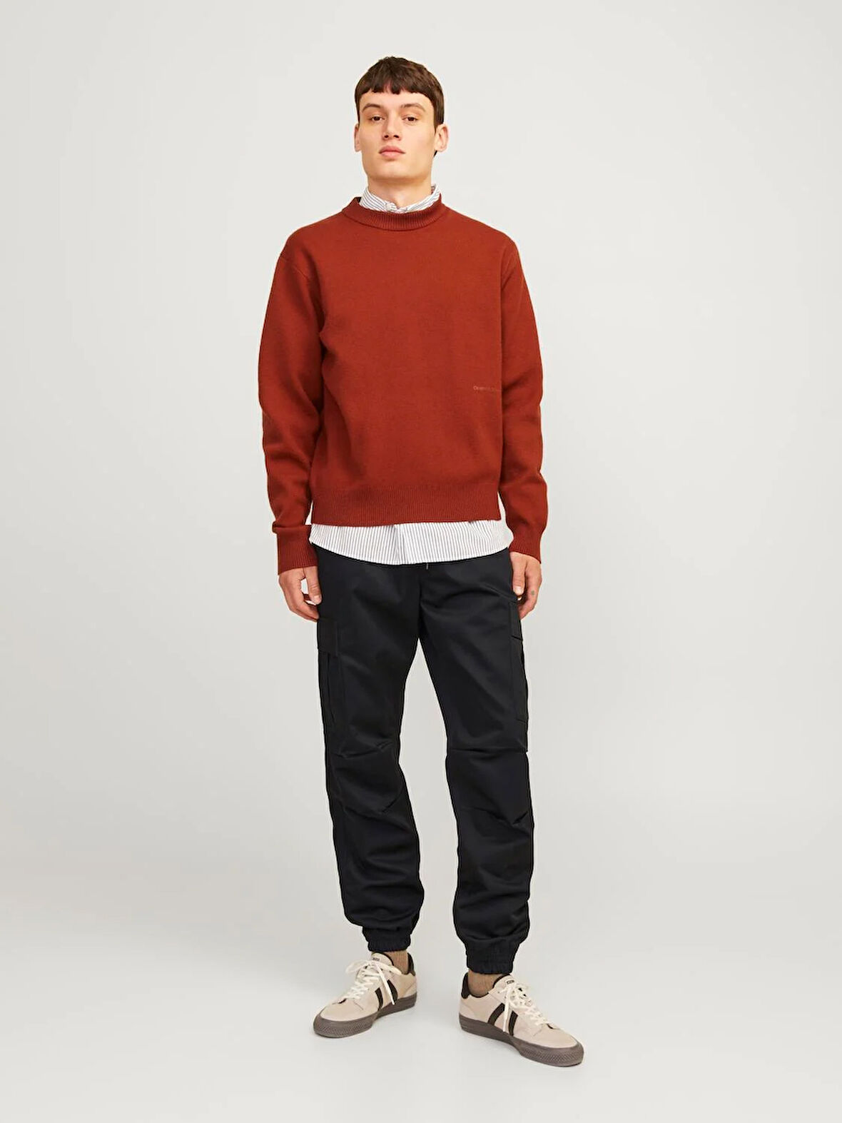 JPSTKANE JJROUPE JOGGER CARGO Black