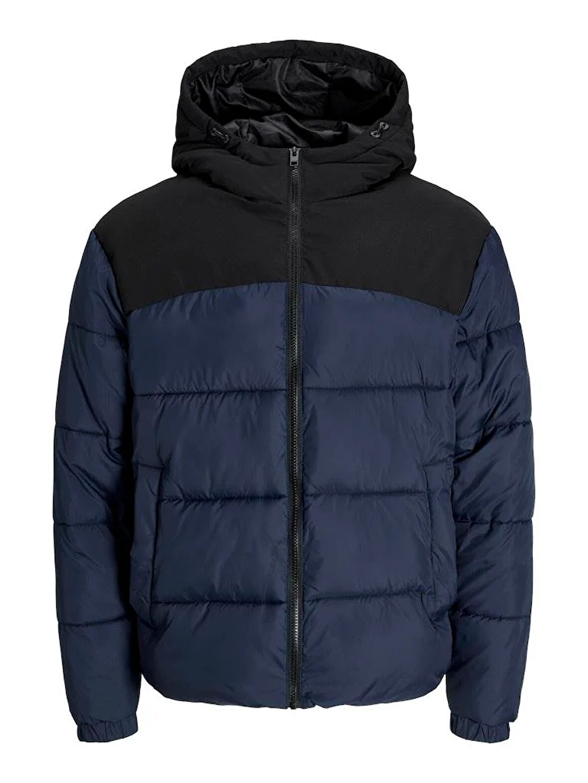 JJMOON HOOD PUFFER Navy